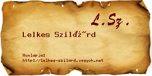 Lelkes Szilárd névjegykártya